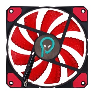VENTILATOR SPACER PC 120x120x26 mm, RED light, Fluid Bearing, 53CFM, conector 4-pin „SP-SF12-R” VENTILATOR SPACER PC 120x120x26 mm, RED light, Fluid Bearing, 53CFM, conector 4-pin „SP-SF12-R”